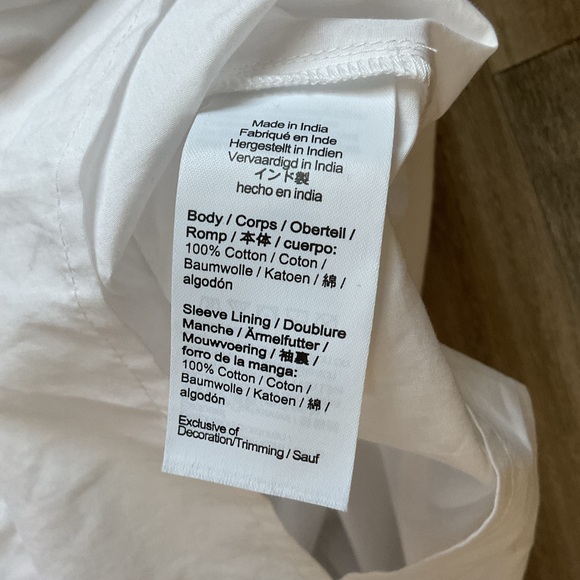 JCREW Smocked-neck top size 2X NWT - Picture 4 of 5